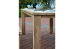 Ploß Laredo Rustikal- Dining- Tisch, Teak, Gebürstet, 160x90cm -MBM Verkäufe 9 17598.jpg