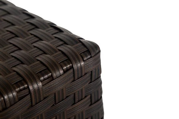 OUTFLEXX Loungemöbel-Set, Braun, Polyrattan, 5 Personen, Wasserfeste Kissenbox 9 OUTFLEXX Loungemöbel-Set, Braun, Polyrattan, 5 Personen, Wasserfeste Kissenbox – Bild 9