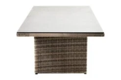 Ploß Rabida Dining Tisch, Champagner-meliert, Polyrattan, 220 X 100 Cm, Glasplatte In Steinoptik -MBM Verkäufe 9 20161.jpg