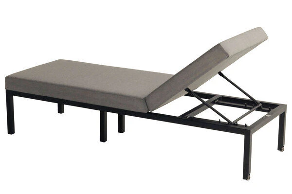 HARTMAN Eva Loungeliege, Flanelle, Sunbrella, 195 X 70 X 45 Cm, Rückenlehne Verstellbar, Hohe Liegefläche 9 HARTMAN Eva Loungeliege, Flanelle, Sunbrella, 195 X 70 X 45 Cm, Rückenlehne Verstellbar, Hohe Liegefläche – Bild 9