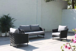 OUTFLEXX Oranger Blossom Lounge-Set, Anthrazit, Alu/XL Rope, 4-teilig, Inkl. Sitz- Und Rückenkissen, Tisch 120 X 70 X 42 Cm -MBM Verkäufe 9 20572.jpg