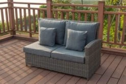 OUTFLEXX Dining Set, Grau, Polyrattan, 4tlg, 5-6 Personen, Inkl. Polster Und Kissen -MBM Verkäufe 9 20661.jpg