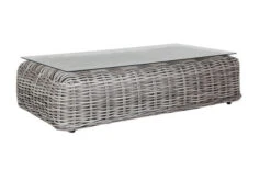 OUTFLEXX Loungemöbel, White Faded Grey, Polyrattan, 4 Personen, Inkl. Tisch 70 X 130 Cm Und Polster Aus Olefin In Anthrazit -MBM Verkäufe 9 20789.jpg