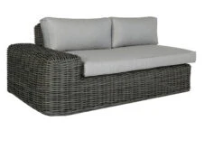 OUTFLEXX Ecklounge, Two Tone Grey, Polyrattan, 6 Personen, Inkl. Tisch/Hocker 90 X 90 Cm Und Polster In Grau -MBM Verkäufe 9 20907.jpg